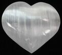 2 1/4" Polished Selenite Hearts  - Photo 2
